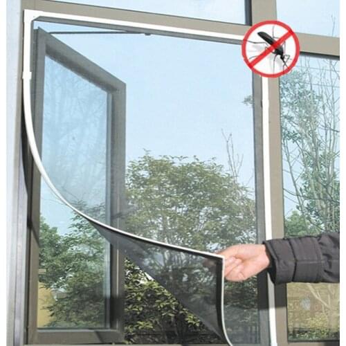 150X130cm Anti-Insect Fly Bug Mosquito Door Net Mesh Screen Protector Door Window Net Mesh Fly Bug Curtain Flyscreen
