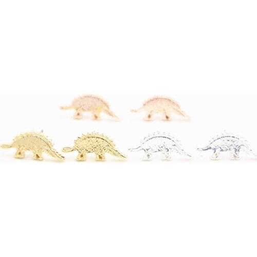 Cute dinosaurs stud earrings Popular accessories series dinosaur ear nail Design for beautiful women