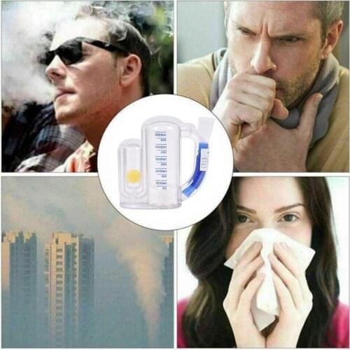 Large-capacity Breathing Training Device Vital Capacity Exerciser Physical Rehabilitation Device Function Pulmonary Trainin H0Q0