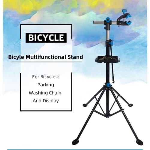 Bicyle Multifunctional Stand For Bicycles Parking Washing Chain And Display Bicycle Multifunctional Repair Bracket Station