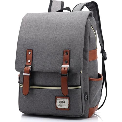 Vintage Oxford Mens Backpack Women 15.6 Inch Laptop Backpack Men Female School Bag Travel Bag Backpacks For Teenage Girls 2020