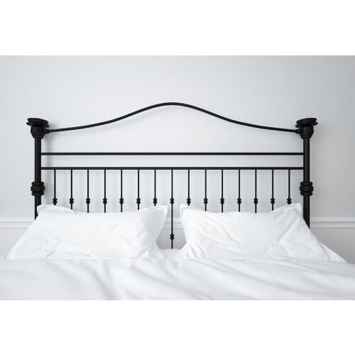 Iron Metal Bed Headboard Backdrop White Bedroom Photography Background Photo Studio Props Kids Child Portrait Photoshoot Banner