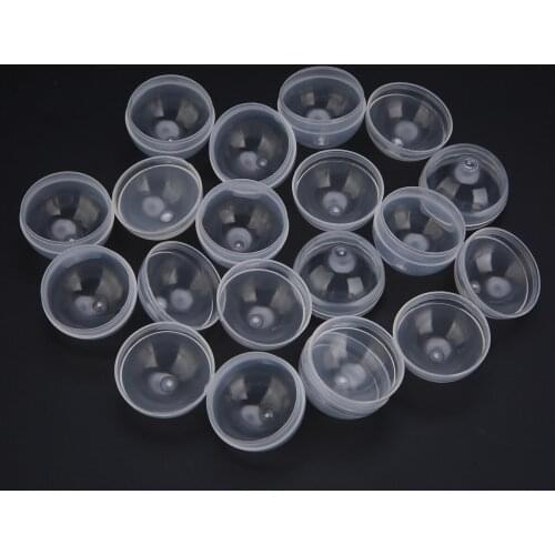 10pcs/set Transparent PP Vending Machine Empty Round Capsules 28mm Diameter Empty Round Toys Ball For Vending Machine
