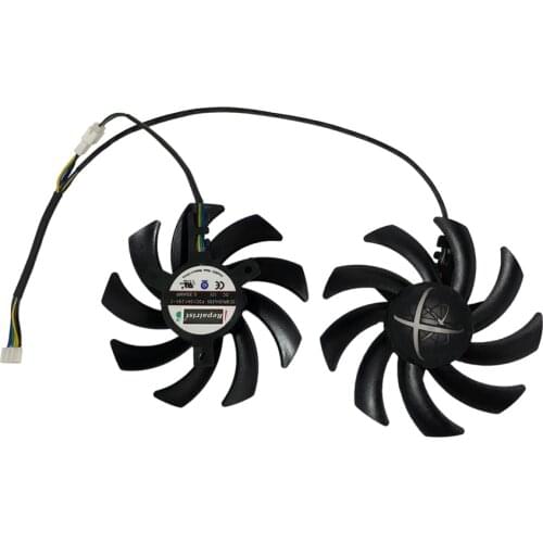 2pcs/lot Computer VGA Cooler Heatsink graphics card Cooling Fan as Replacement For XFX R9 280X 290X Video Card