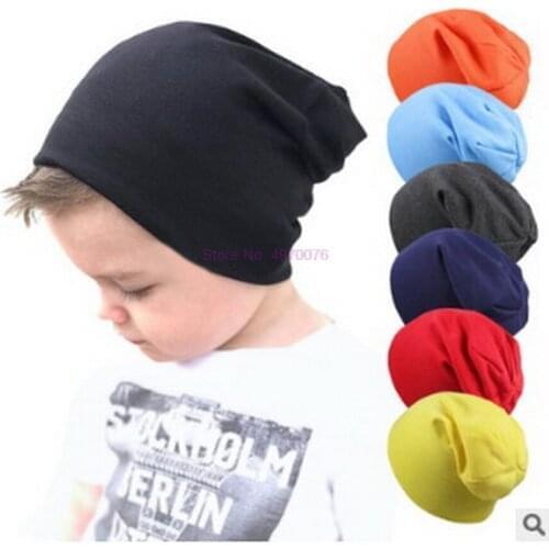DHL 200pcs Baby Street Dance Hip Hop Hat Spring Autumn Hat Scarf for Boys Girls Knitted Cap Winter Warm Solid Color Children Hat