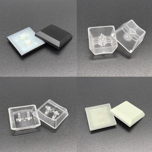 8 PCS Low Profile Keycaps For Box 1350 Chocolate Switch Translucent White Black Color Gaming DIY Mechanical Keyboard Keycaps