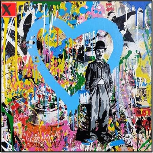 Banks abstract wall graffiti art comedy diamond painting diamond embroidery cross stitch kit diamond mosaic home decoration