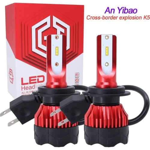 2Pcs Canbus K5 F3 car led headlights bulb H4 H7 H11 9004 9005 9006 9007 H13 90W 20000LM high power car auto led headlight bulbs