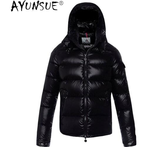 AYUNSUE Thick Parka Mens Down Jacket Men Clothing Winter Jackets 90% White Duck Down Coat Hooded Clothes 2020 Chaqueta LXR829
