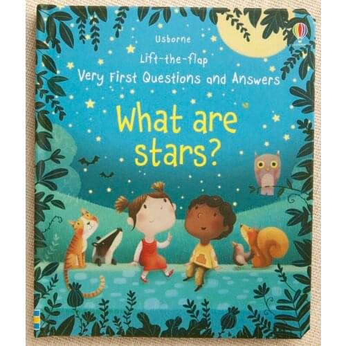 Lift the Flap Questions and Answers What are Stars English 3D Picture Board Book Kids Children Reading Books