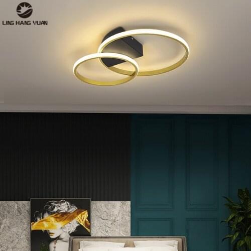 Circles Led Ceiling Light Modern Home Chandelier Ceiling Lamp for Bedroom Dining room Living room Kitchen Lustre Light Fixtures