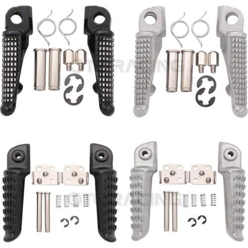 Motorcycle Front&Rear Foot Pegs Footrests For Kawasaki Ninja 250 Z750 Z800 Z1000 SX ER6F ER6N ZX-6R 636 ZX-9R ZX-10R ZX-12R