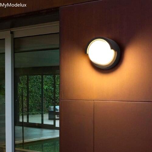 Outdoor lighting 10W LED Garden Wall light Waterproof Balcony corridor Porch light Aluminum wall Lamp Double layers diffuser