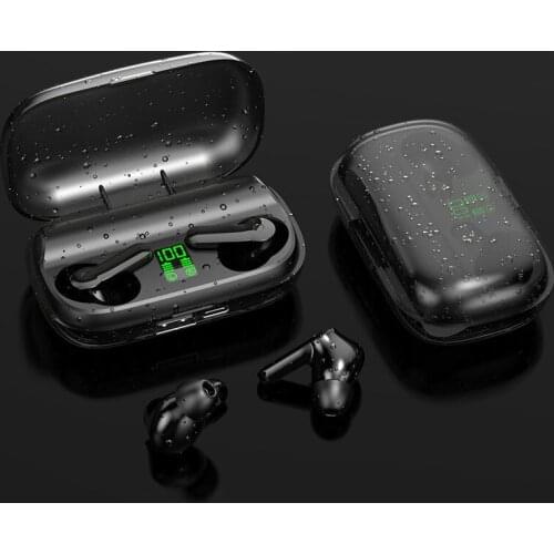 TWS Wireless Bluetooth Earphones 2200mAh Charging Box Stereo Sports Waterproof Noise reduction Headset With Microphone