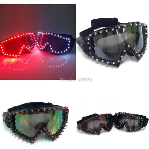 New Design LED sunglasses LED stage LED glasses laser glasses Luminous glasses Lens glasses for dancing Event & Party Supplies