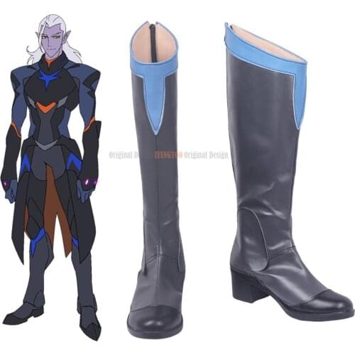 Lotor Shoes Cosplay Voltron Legendary Defender Prince Lotor Cosplay Boots Shoes Custom Made