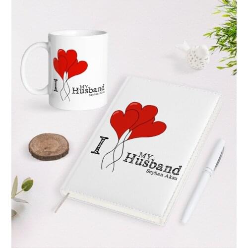 Personalized Valentines Day 2021 Organizer Pen and Mug Seti-90