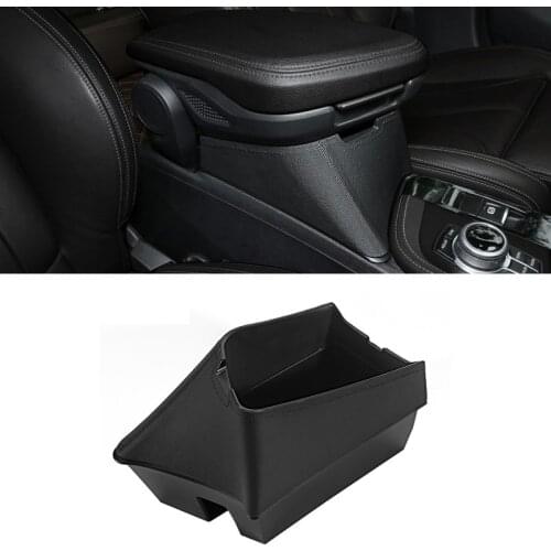 Car Central Seat Armrest Box Console Storage Container Organizer Tray Interior for BMW X1 F48 X2 F39 2016-2021 Car Accessories