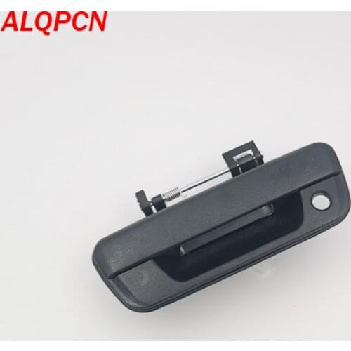 Tailgate handle back door trunk open catcher with key hole for chevy colorado 2004-2011 canyon black