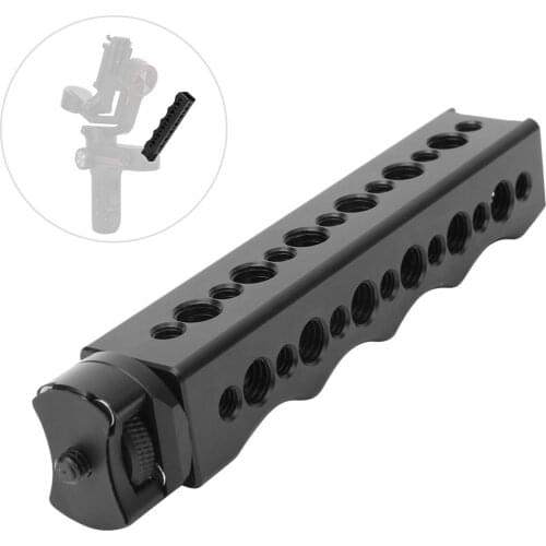 Aluminium Alloy Handheld Gimbal Handle Grip Handlebar Extended Support Monitor Mount for ZHIYUN WEEBILL LAB / WEEBIE LAB S