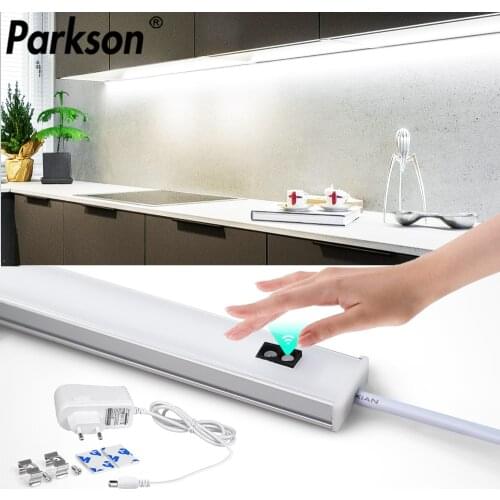 LED Under Cabinet Light Hand Sweep Switch Under Cabinet led lights for kitchen 5W/6W/7W Sensor Lamp Wardrobe LED Night Lights