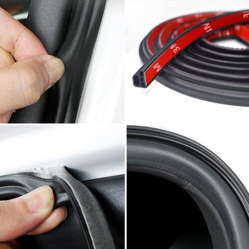 3meters L Type Rubber Universal Car Door Seal Strip Trunk Soundproofing Waterproof For Honda Lada Toyota Ford Nissan Skoda ect