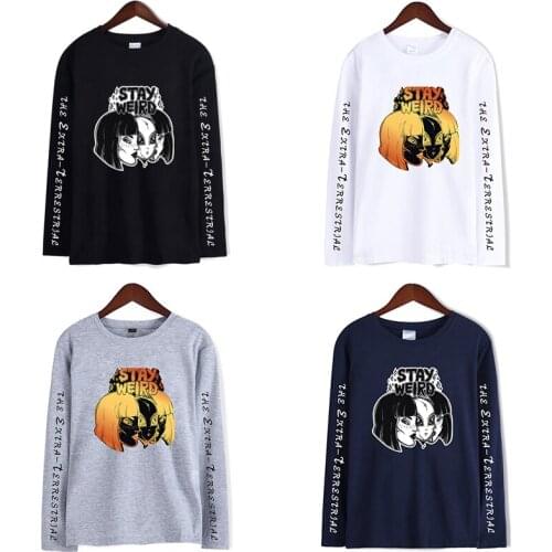 Spring Autumn Fashion ET Alien Funny T-shirts Costume Men Women T Shirts Homme Tee Shirt Long Sleeve T-shirt Sweatshirts Top 4XL