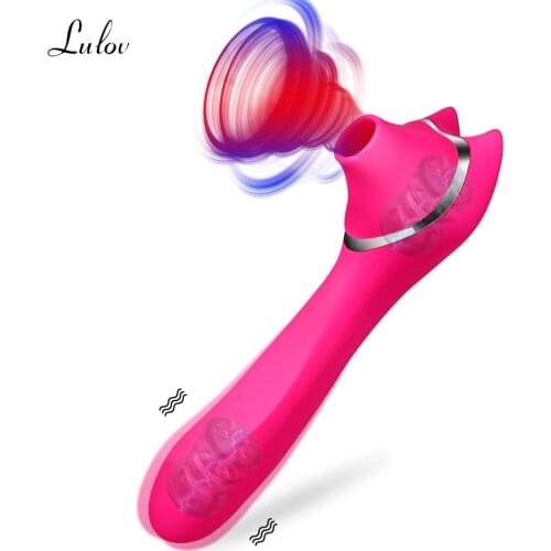 Clit Sucker Dildos Vibrator Sex Toys for Woman Powerful Clitoris Stimulator G-spot Vagina Massager Sex machine Goods for adults