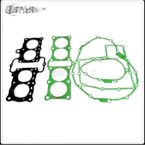 High Quality Complete Motorcycle Engine Crankcase Covers Cylinder Gaskets Set For HONDA CB400 CB1 CBR400 NC23 Street Bike
