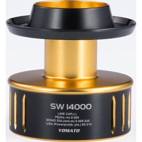 YOMATO DIY Shimano X-TOUGH DRAG TwinPower/Stella DIY Spare Spool SW14000 Fit 8000-14000 Deep Spool Only Spool