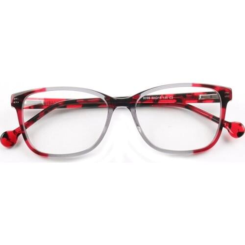 Women Round eyeglass frames men vintage Leopard Pattern Two Toned eyeglasses frames fashion hand made acetate classic glasses