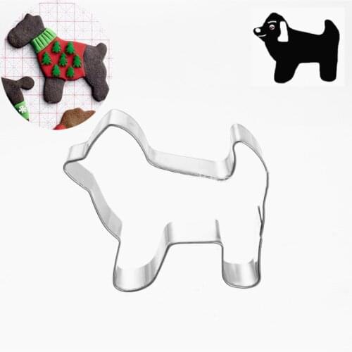 1pcs patisserie reposteria Bakeware Pet Dog Party Moldes Metal Cookie Cutter Cupcake Toppers Fondant Cake Decor Biscuit Mould