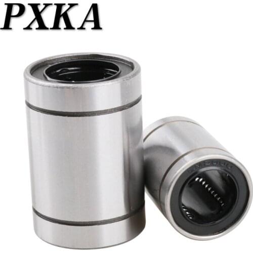 1pcs Linear motion bearing LM3 4 5 6 8 10 12 16 20 25 30 35 40 50 60UU sliding Durable, high hardness