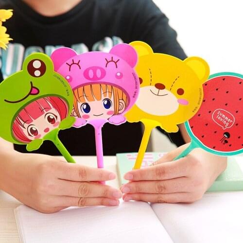 1PCS Cartoon Peculiar Shape Multicolor Korea Stationery Cute Creative Animal Fruit Ballpoint Pens School Supplies Pens Kids Gift