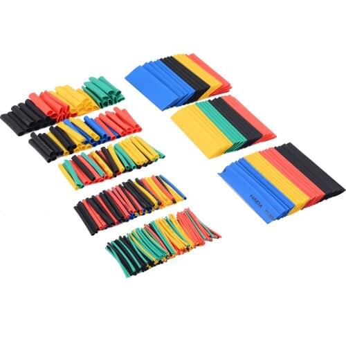328pcs Heat Shrink Tubing Assortment kit Electrical Wrap Wire Shrinkable Tube Insulated Cable Sleeves