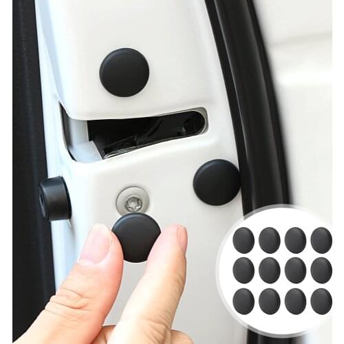 Car Door Lock Screw Protector Cover For Hyundai Tucson Elantra Creta IX25 IX35 Sonata Solaris Santa Fe I30 Accent Creta Azera