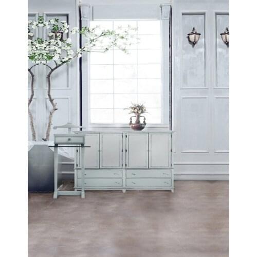 White Living Room Tree Photography Backdrops Photo Props Studio Background 5x7ft