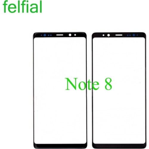 For Samsung Galaxy Note 8 N950 N950F Touch Screen Panel Front Panel Glass Lens Outer LCD Glass Replacement
