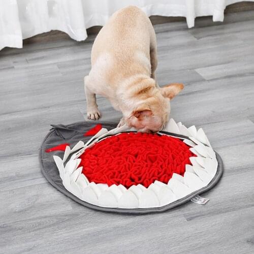 Pet Puzzle Toys Slow Feeding Food Mat Dogs Snuffle Mat Slowly Feeder Pad For Encourage Foraging Skills Sniffing Soft Mat 30 styl