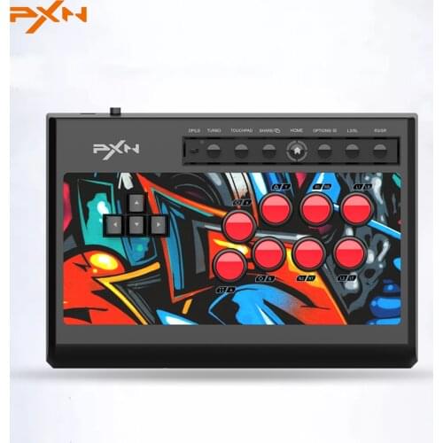 Joystick PS4 Game Controller Fighting Stick Keyboard Direction Control Wired Connection Arcade Fight Stick for PC/Android/XBox