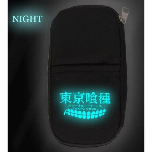 Tokyo Ghoul Pencil Case Canvas Double Layer Large Capacity Kids School Supplies Make Up Bag Pen Box Student Pouch Stationery