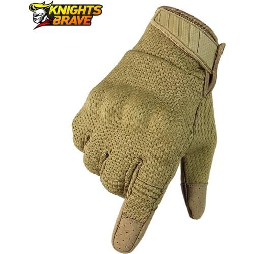 Summer Motorcycle Gloves Military Touch Screen Tactical Moto Gloves Motorbike Motocross Biker Riding Full Finger Gloves