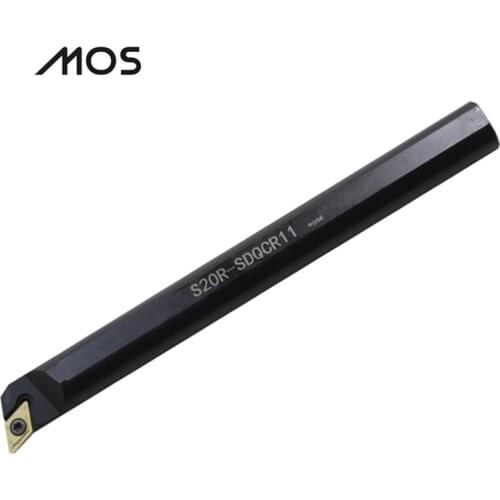 MOS CNC Turning Tool Holder SDQCR11 SDQCL11 Machinery Lathe Cutting Bar Internal Cutter S20R S25S S32T-SDQCR11 Turning Rod