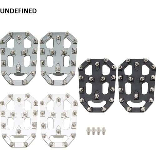 Motorcycle Wide Cleats Footpegs Pedals Footrests CNC For BMW R1200GS S1000XR R Nine T Urban/Scrambler G310GS F850GS F750GS