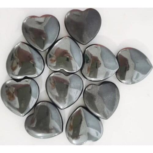 Factory Customize Wholesale Crystal Hight Quality Gemstone Hand Carved 2CM Heart for Gift ZY
