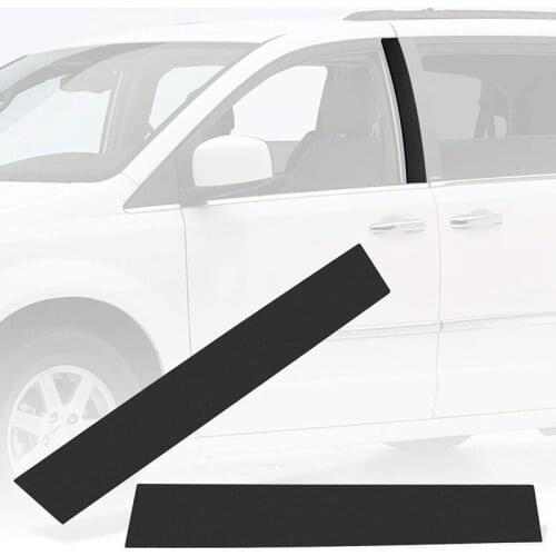 2Pc B Pillar Trim Cover Trim Applique Molding for Chrysler Town & Country Dodge Grand Caravan 5020664AA 5020664AB