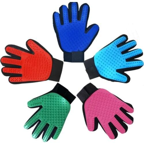 Glove for cats cat grooming silicone pet dog brush Cats Brush Comb Cat Hackle Pet Deshedding Brush Glove For Animal Dog Pet Hai