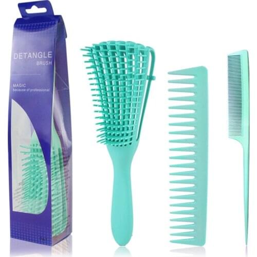 Adjust Hair Brush Brosse Tangle Hair Brush Anti-static Scalp Massage Hair Comb 4c Hair Detangler Brush for Curly Hair Styling