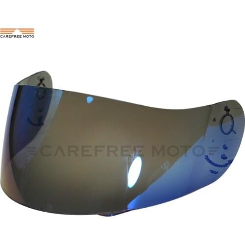 Blue Motorcycle Full Face Helmet Visor Shield Case for AGV GP-Pro S4 Airtech Stealth Q3 Titec