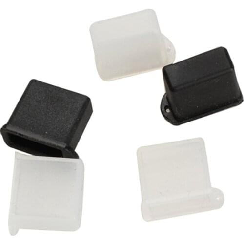 5Pcs Silicone USB Type A Male Anti-Dust Plug Stopper Cap Cover Protector
